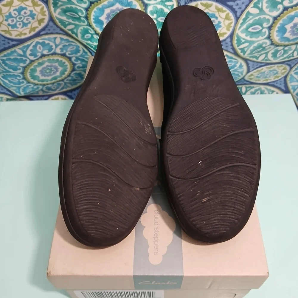 Cloudsteppers by Clarks Black Loafers